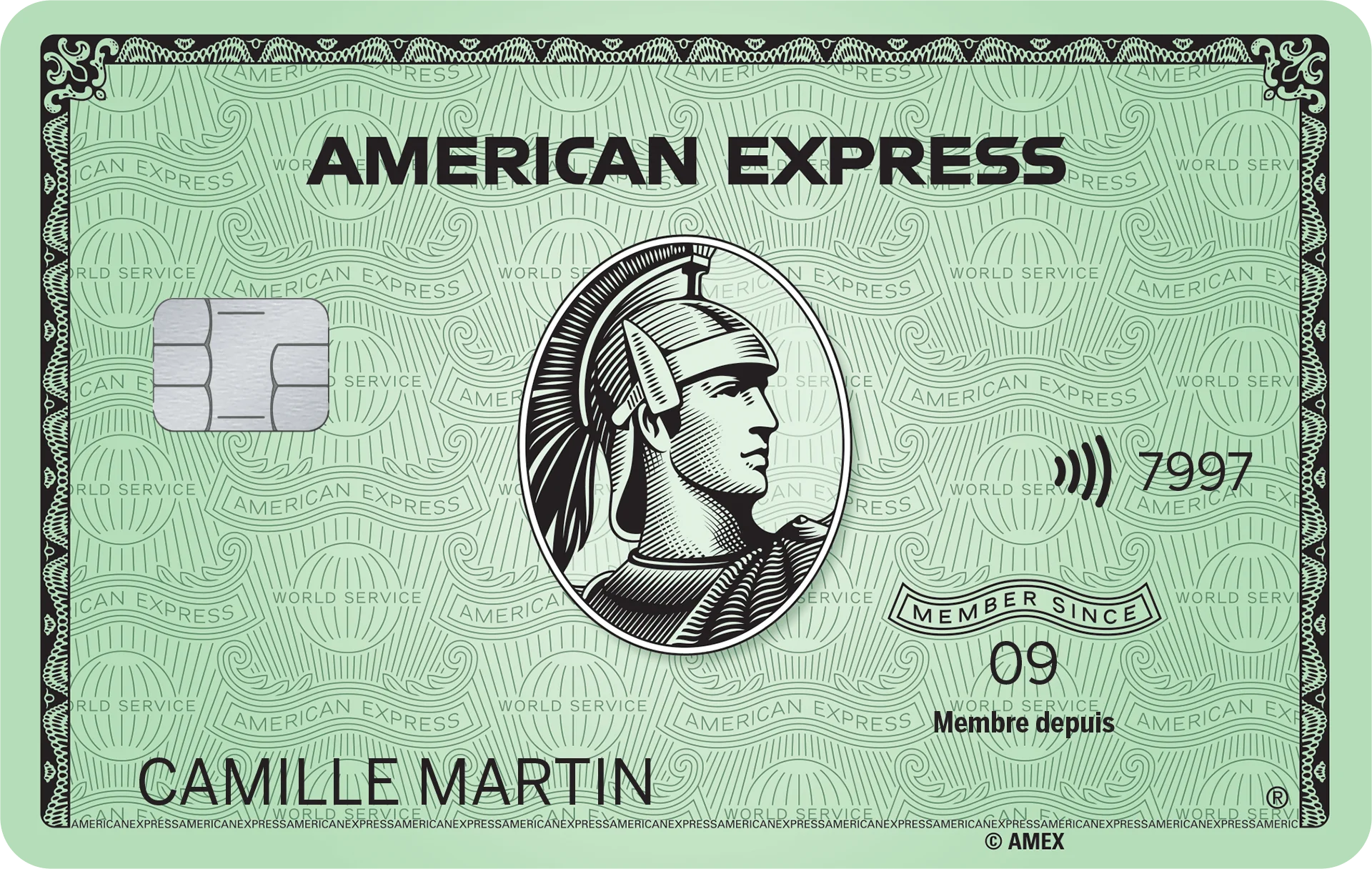 Carte Green American Express
