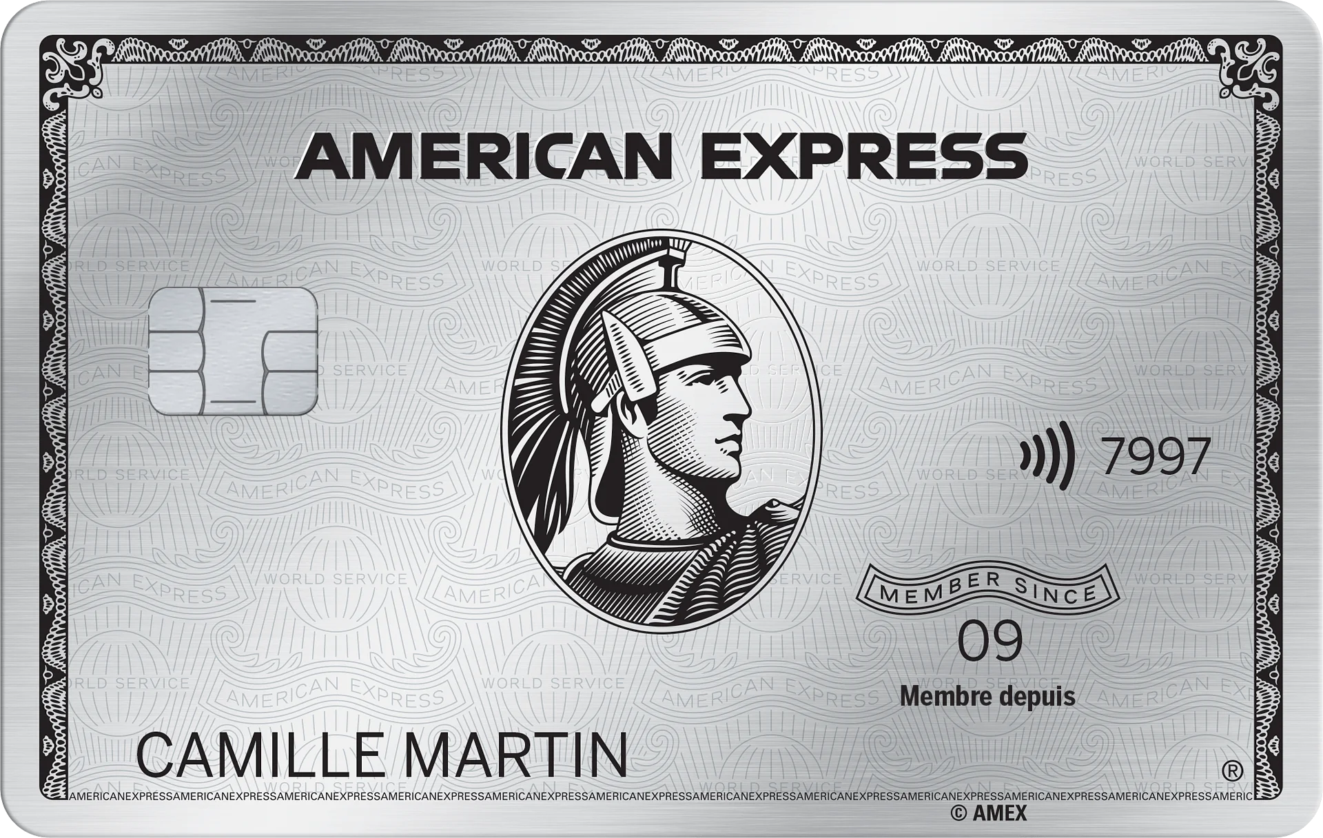 Carte Platinum American Express